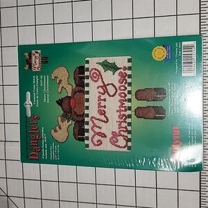 Janlynn Danglers Merry Christmoose 157-94 Counted Cross Stitch NIP‎